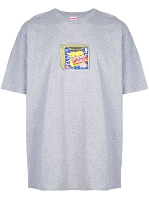 Supreme cheese print T-shirt - Grey