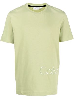 Calvin Klein logo-print cotton T-Shirt - Green
