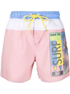 Diesel Beach Sports swim shorts - Pink
