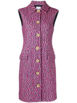 St. John button-up sleeveless dress - Pink