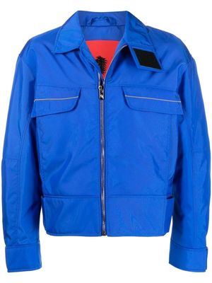 Ferrari zipped roll-neck bomber jacket - Blue