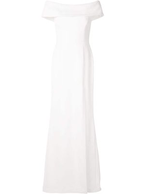Rebecca Vallance Venice off-shoulder gown - White