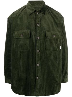 WTAPS corduroy over-shirt - Green