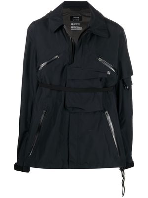 ACRONYM zip-detail hooded jacket - Black