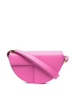 Patou curved-body shoulder bag - Pink