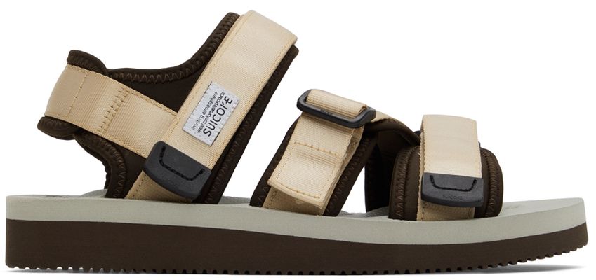 Suicoke Brown & Beige KISEE-V Sandals