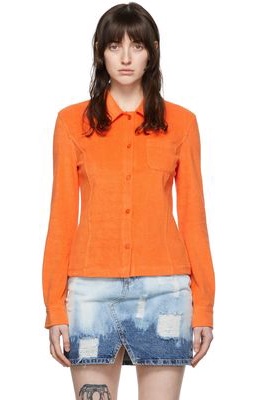 SJYP Orange Cotton Shirt