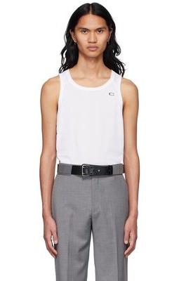 Commission SSENSE Exclusive White Polyester Tank Top