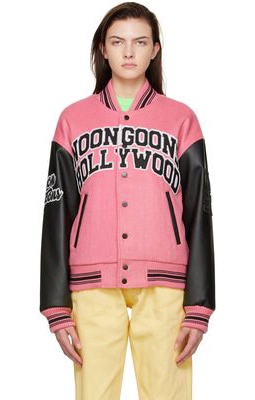 Noon Goons Pink Polyester Jacket