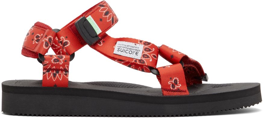 Suicoke Red DEPA-CAB Sandals
