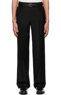 Commission SSENSE Exclusive Black Wool Trousers