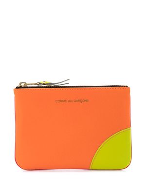 Comme Des Garçons Wallet colour-block leather pouch - Multicolour