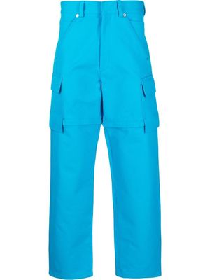 Jacquemus Pêche convertible cargo trousers - Blue