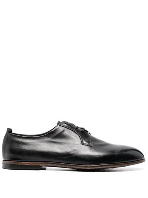 Silvano Sassetti lace-up leather derby shoes - Black