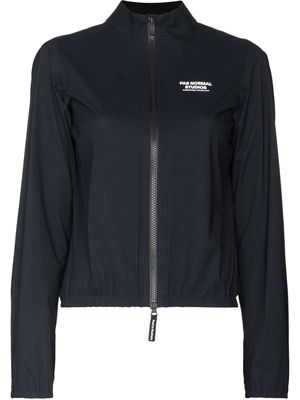 Pas Normal Studios zip-up logo rain jacket - Black