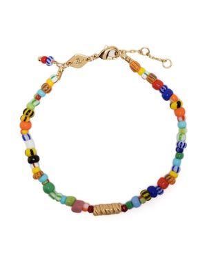 Anni Lu Wavy Alaia bead-embellished bracelet - Multicolour