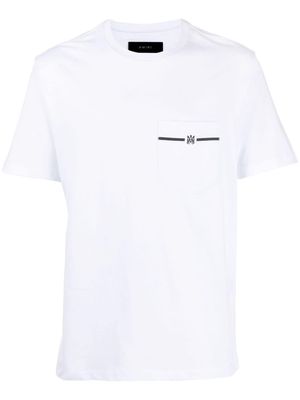 AMIRI monogram chest pocket T-shirt - White
