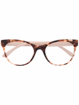 Prada Eyewear PR05WV cat-eye glasses - Neutrals