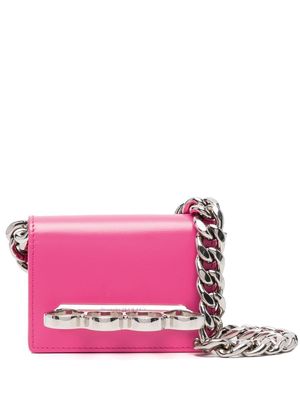 Alexander McQueen The Four Ring mini bag - Pink