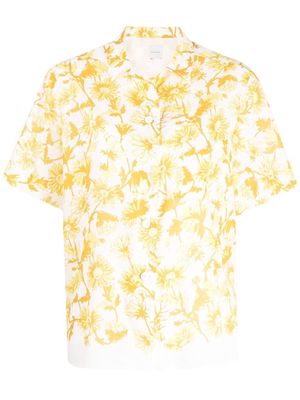 PAUL SMITH floral-print short-sleeve shirt - White