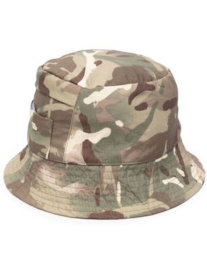 K-Way R&D camouflage-print bucket hat - Green