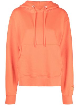 Heron Preston side-slit hoodie - Orange