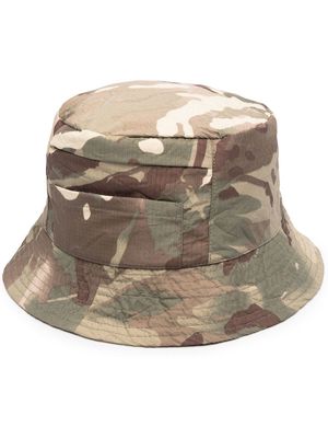 K-Way R&D camouflage pattern bucket hat - Green