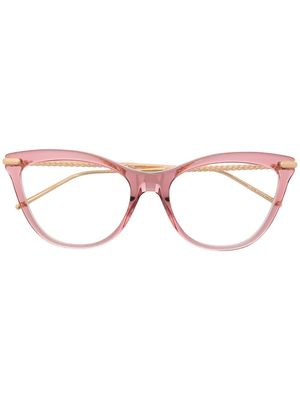 Boucheron Eyewear Crystal Rock optical glasses - Gold