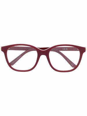 Dior Eyewear 30 Montagne Minio round-frame glasses - Red