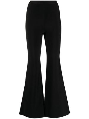 Herve L. Leroux high-waisted flared trousers - Black