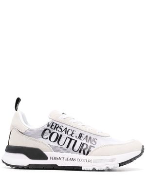 Versace Jeans Couture logo-print panelled sneakers - White