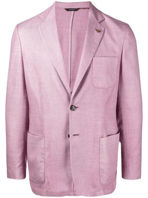 Colombo notched-lapels single-breasted blazer - Pink