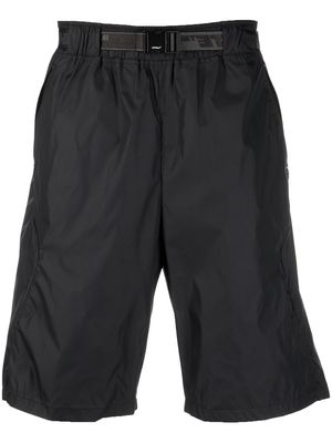 Off-White slide-buckled bermuda shorts - Black