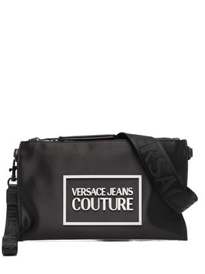Versace Jeans Couture logo-print clutch bag - Black