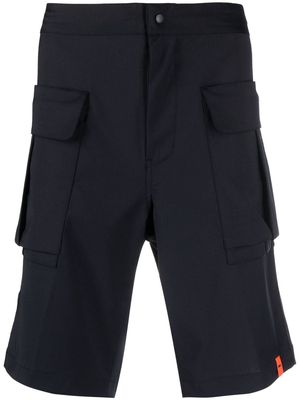 ASPESI layered pocket-detail cargo shorts - Blue