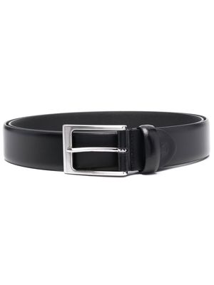 Canali bucke-fastening belt - Black