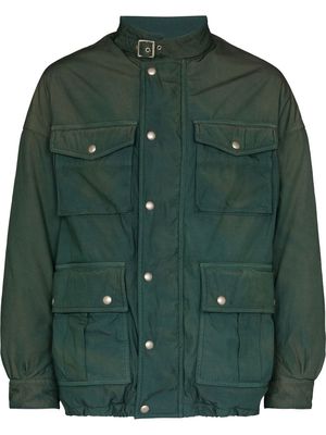 visvim down field military jacket - Green
