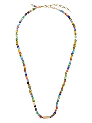 Anni Lu Wavy Alaia bead-chain necklace - Multicolour