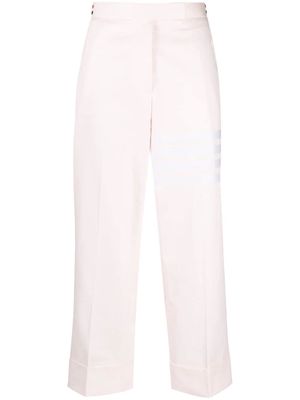 Thom Browne wide-leg cropped trousers - Pink