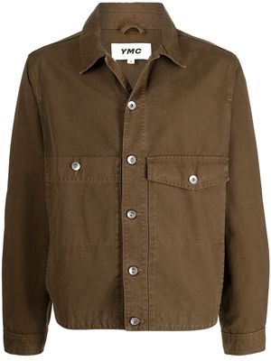 YMC Pinkley buttoned-up jacket - Brown