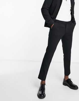 Jack & Jones Premium slim fit suit pants in black
