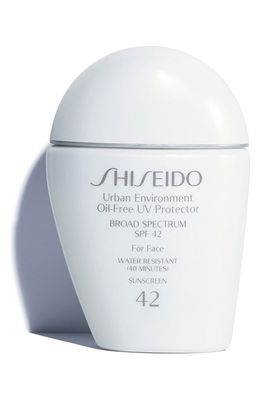 Shiseido Urban Environment Oil-Free UV Protector Broad Spectrum Face Sunscreen Lotion SPF 42