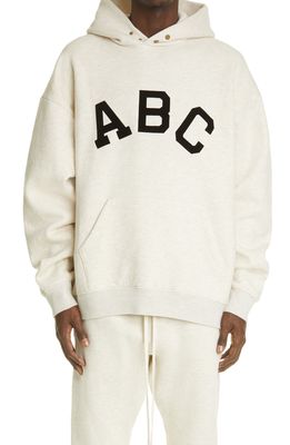 Fear of God ABC Cotton Hoodie in Cream Heather