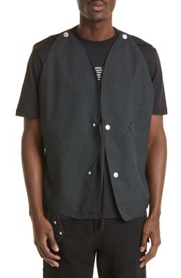 AFFXWRKS Convertible Chap Vest in Static Black