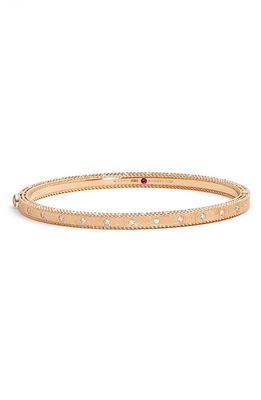 Roberto Coin Princess Diamond Bracelet in Rose Gold