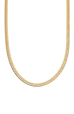 Missoma Camail Snake Chain Necklace in Gold