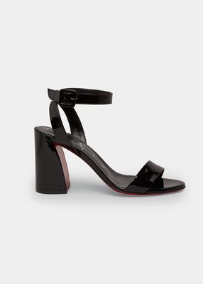 Miss Sabina Red Sole Ankle-Strap Sandals