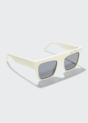 Studded Logo Square Bio-Acetate Sunglasses