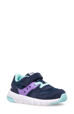 Saucony Jazz Lite 2.0 Sneaker in Navy/Purple/Turq