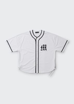 Men's Boxy-Fit Baseball Shirt